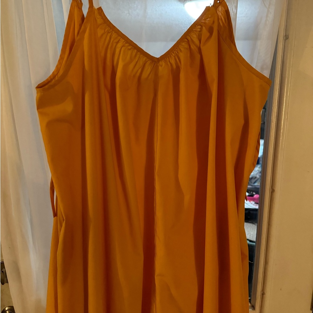 Elegant Yellow Maxi Dress
